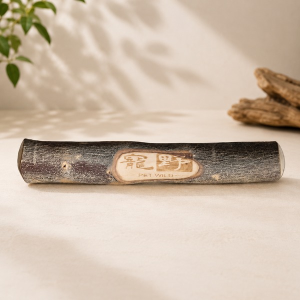 Olive wood stick size detail